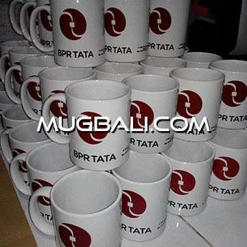 Contoh cetak mug pesanan BPR TATA